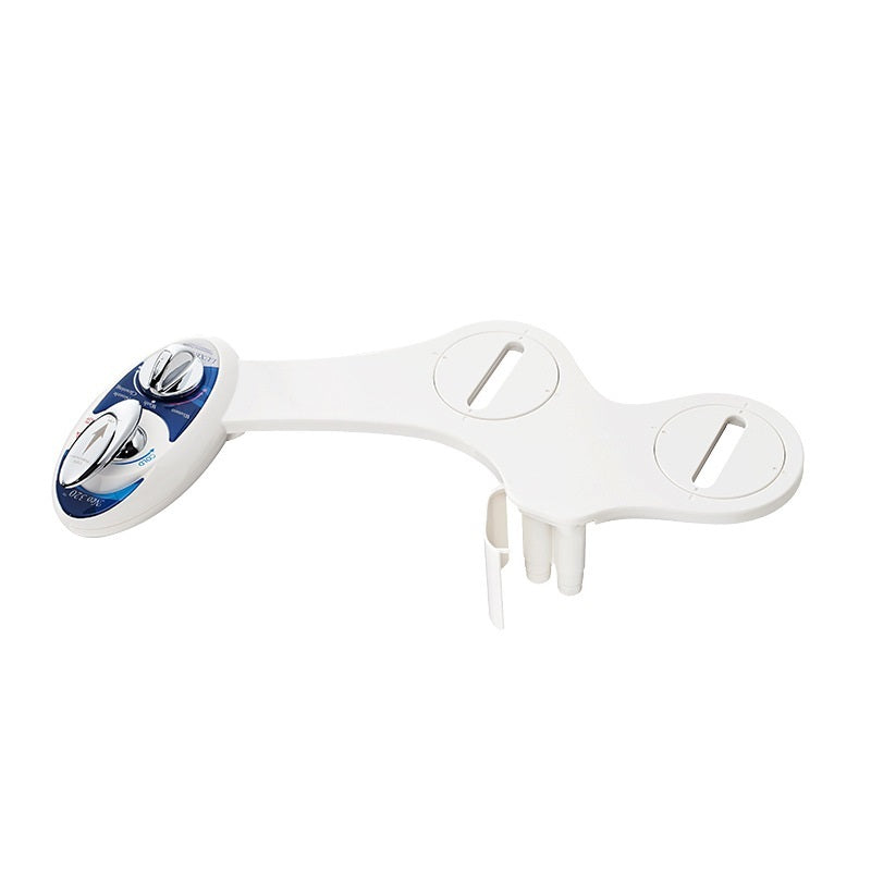Eco-Friendly Double Nozzle Toilet Water Spray – Hot & Cold Non-Electric Bidet Attachment