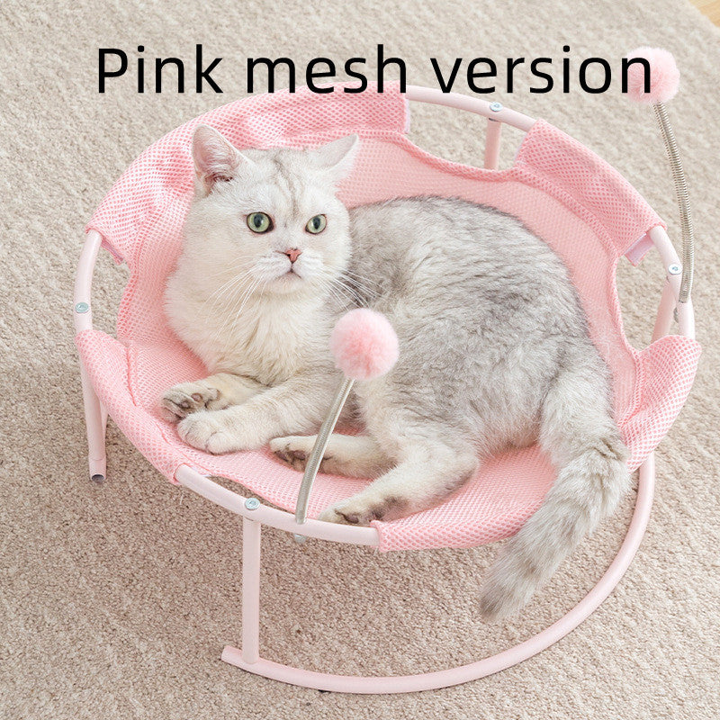 Cat Bed House – Soft Plush Kitten Hammock Mattress for All Seasons