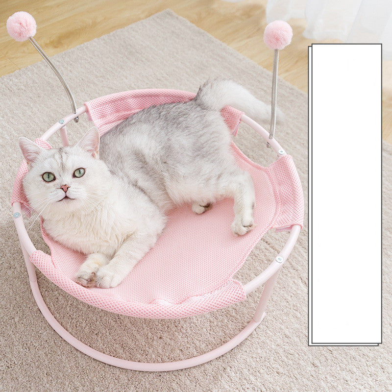 Cat Bed House – Soft Plush Kitten Hammock Mattress for All Seasons