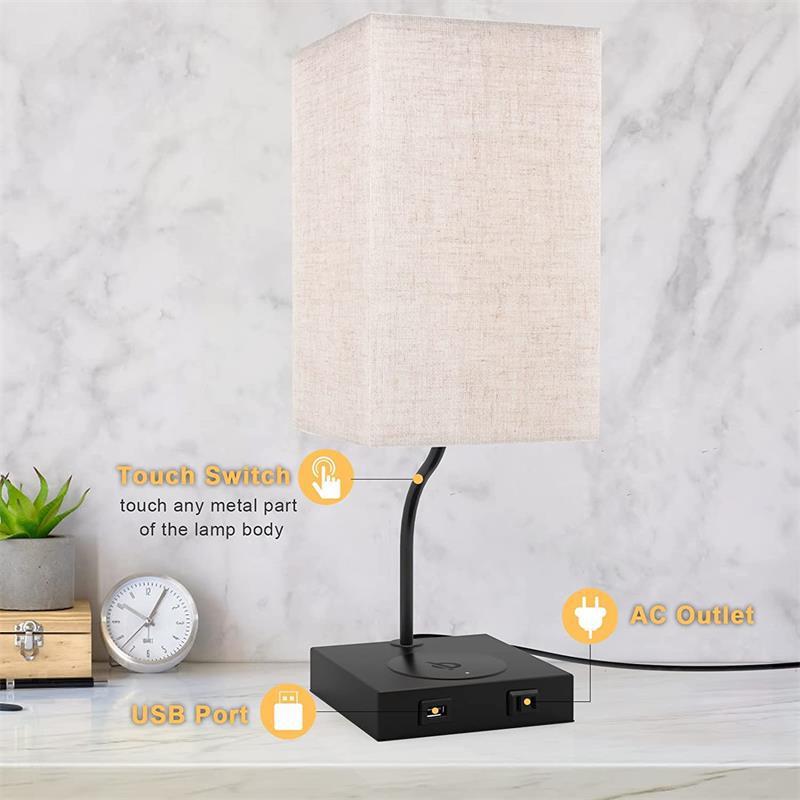 Modern Minimalist Table Lamp – Soft Glow, Elegant Design | 110V