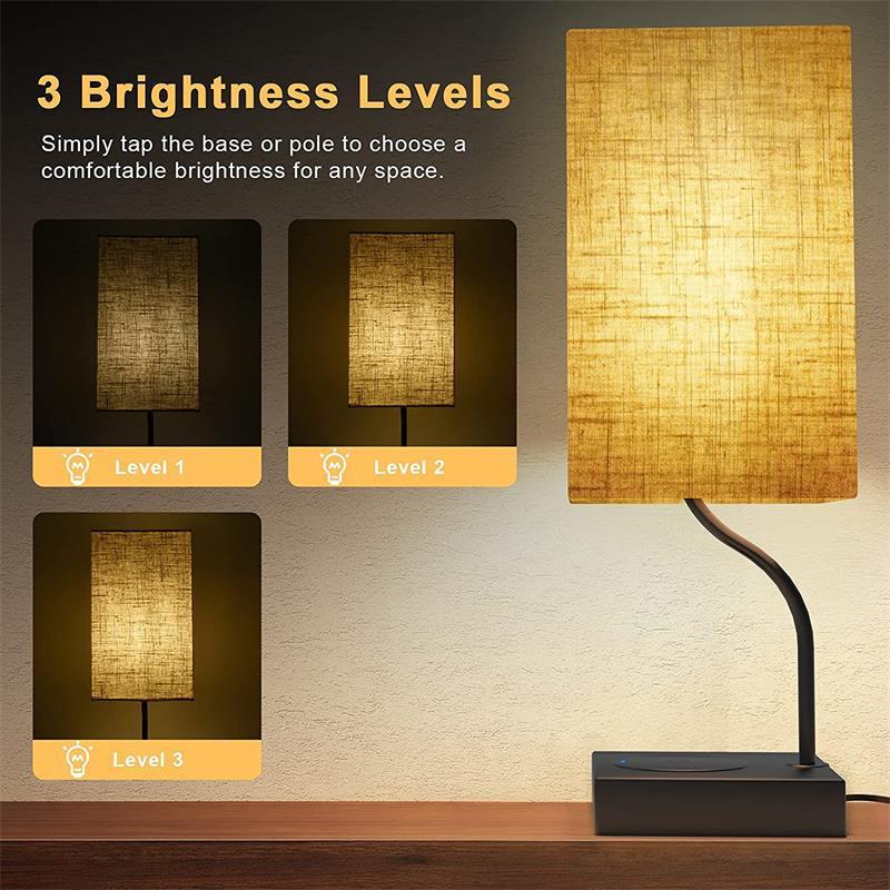 Modern Minimalist Table Lamp – Soft Glow, Elegant Design | 110V