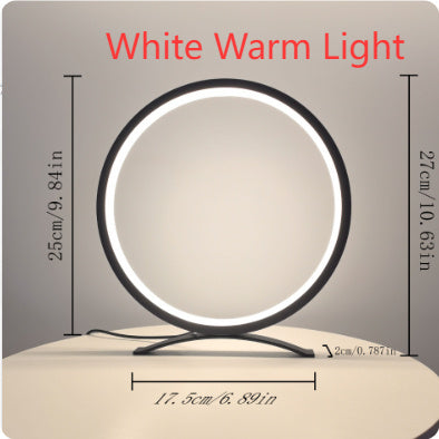 Modern Metal Table Lamp – Minimalist Design, Soft Warm Light (36V)