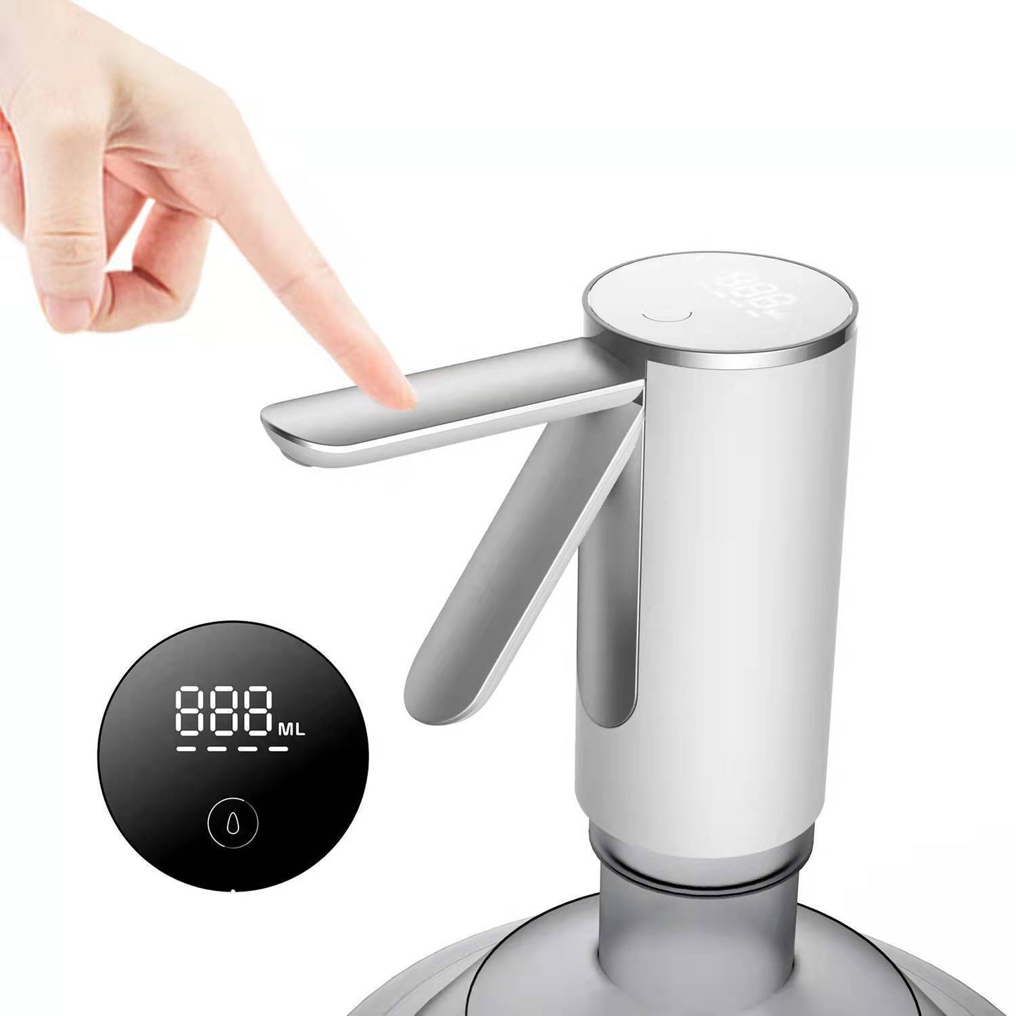 Foldable USB Water Dispenser – Portable with Timer (2–8 hrs)