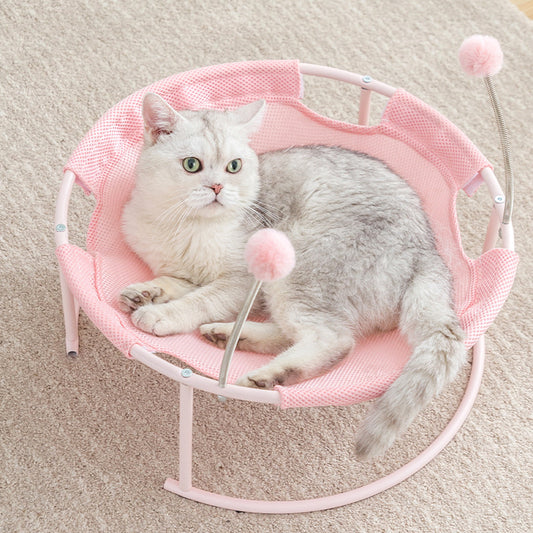 Cat Bed House – Soft Plush Kitten Hammock Mattress for All Seasons