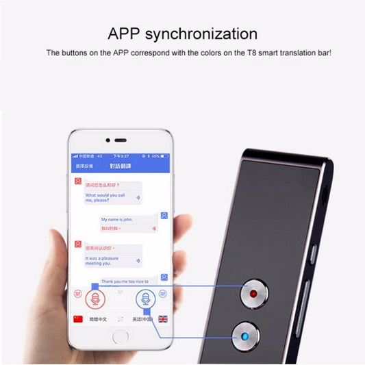 Smart Bluetooth Language Translator Device – Real-Time Voice Translation in 30+ Languages