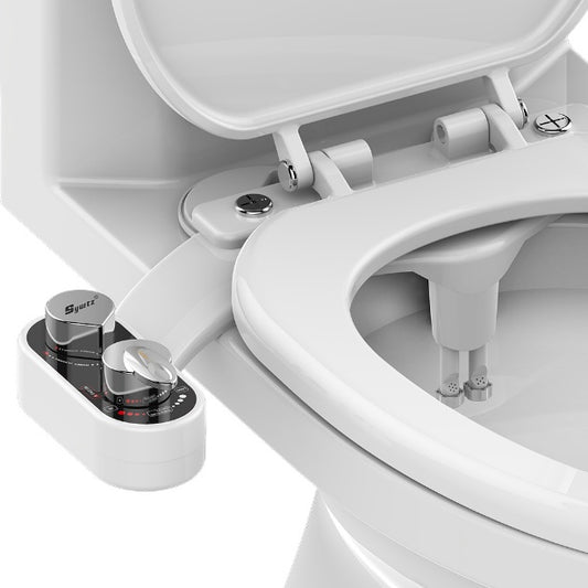 Eco-Friendly Double Nozzle Toilet Water Spray – Hot & Cold Non-Electric Bidet Attachment