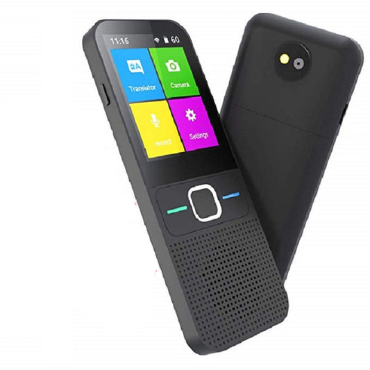 Smart Voice Translator with 5MP Camera – 30+ Languages, 125H Battery, Bluetooth, Real-Time AI Translation