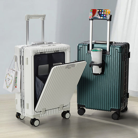 Fashion Simple Trolley Case – Waterproof & Anti-Theft Boarding Luggage (18"/20"/24")