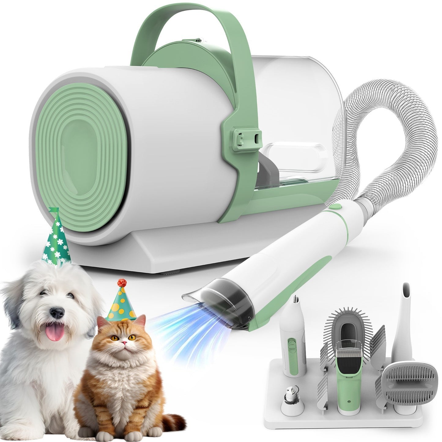 Pet Hair Remover PG50PLUS – All-in-One Hair Suction & Pulling Machine for Dogs