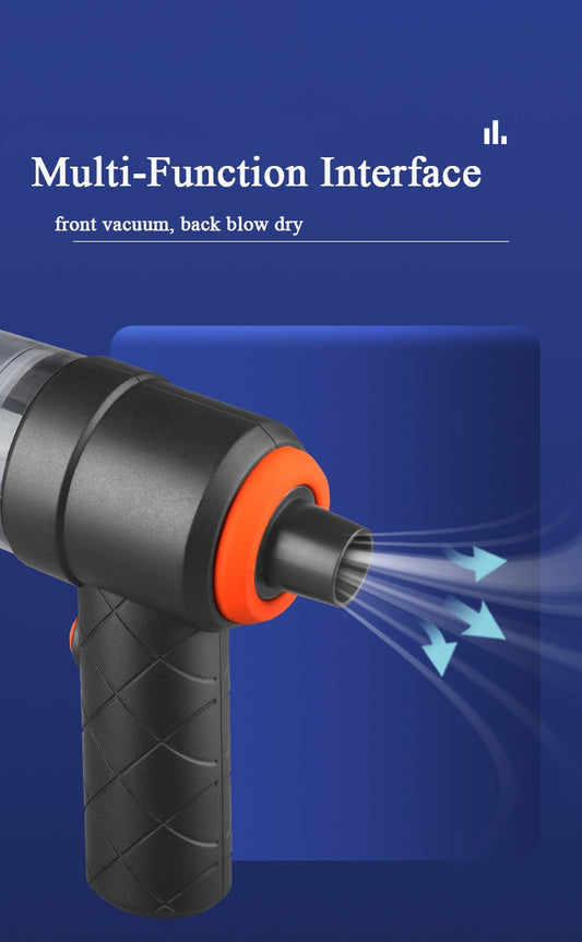 Mini Wireless Car Vacuum Cleaner – Powerful Suction for Home & Auto