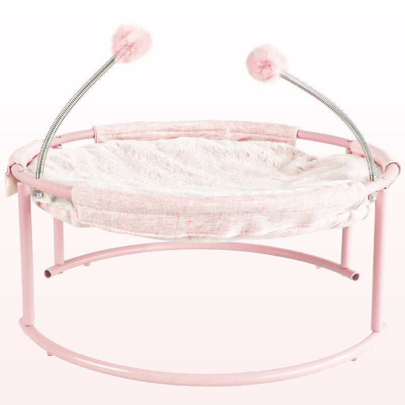 Cat Bed House – Soft Plush Kitten Hammock Mattress for All Seasons